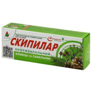 КРЕМ-ГЕЛЬ "СКИПИЛАР" ДЛЯ СУГЛОБІВ ПРОТИЗАПАЛЬНИЙ З ЯЛІВЦЕМ ТА САБЕЛЬНИКОМ