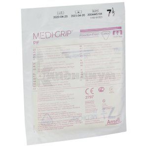 ПЕРЧАТКИ ЛАТЕКСНЫЕ ХИРУРГИЧЕСКИЕ СТЕРИЛЬНЫЕ БЕЗ ПУДРЫ MEDI-GRIP® PF