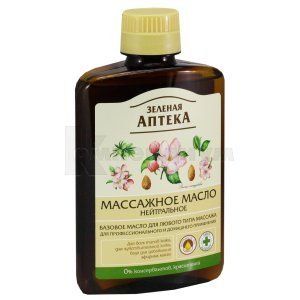 МАСЛО МАССАЖНОЕ "ЗЕЛЕНАЯ АПТЕКА" (MASSAGE OIL "Green Pharmacy")