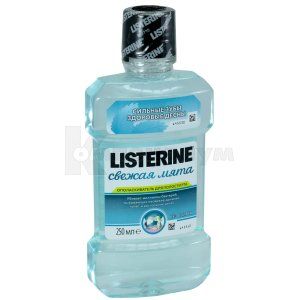 Ополаскиватель для полости рта Листерин освежающая мята (Mouth rinse Listerine refreshing mint)