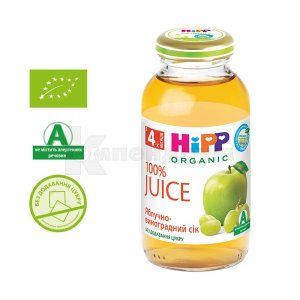 Хипп сок яблочно-виноградный (Hipp apple-grape juice)