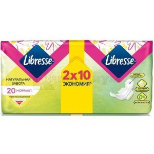 ПРОКЛАДКИ ЖЕНСКИЕ ГИГИЕНИЧЕСКИЕ LIBRESSE NATURAL CARE ULTRA NORMAL