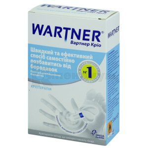 ВАРТНЕР<sup>&reg;</sup> КРИО УСТРОЙСТВО ДЛЯ УДАЛЕНИЯ БОРОДАВОК (WARTNER<sup>&reg;</sup> CRYO)