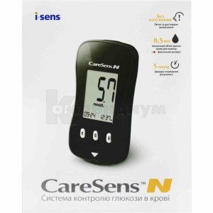 Глюкометр Кеасенс N (Glucometer Caresens N)