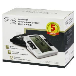 Тонометр электронный AAR-PRO (BLOOD PRESSURE MONITORING SYSTEM AND BLOOD GLUCOSE AAR-PRO TD-3223)