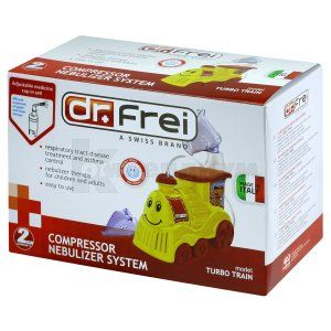 ИНГАЛЯТОР КОМПРЕССОРНЫЙ Dr.Frei TURBO TRAIN (COMPRESSOR NEBULIZER SYSTEM Dr.Frei TURBO TRAIN)