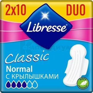 Прокладки гигиенические Либресс классик ультра нормал клип софт (Hygienic pads Libresse classic ultra normal clip soft)