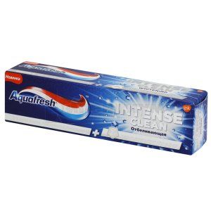 Зубная паста Аквафреш интенсивное очищение глубокое действие (Toothpaste Aquafresh intensive cleansing deep action)