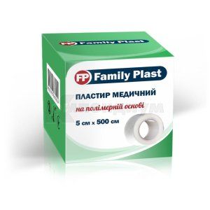 FAMILY PLAST ПЛАСТЫРЬ МЕДИЦИНСКИЙ НА ПОЛИМЕРНОЙ ОСНОВЕ