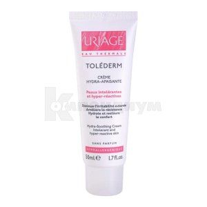 Урьяж толедерм крем увлажняющий успокаивающий (Uriage tolederm hydra-soothing cream)