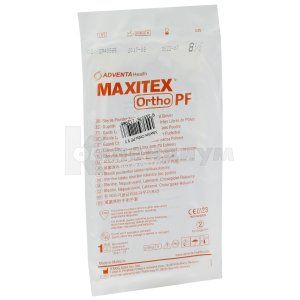 ПЕРЧАТКИ ХИРУРГИЧЕСКИЕ ЛАТЕКСНЫЕ НЕОПУДРЕННЫЕ СТЕРИЛЬНЫЕ MAXITEX® ORTHO PF