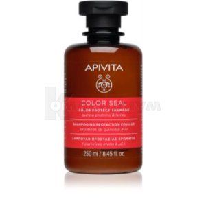 Апивита защита цвета шампунь (Apivita color protect shampoo)