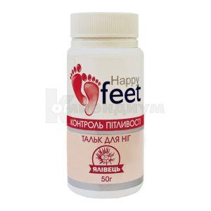 Контроль потливости тальк для ног (Sweating control feet talc)