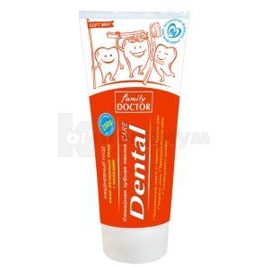 Зубная паста семейная Фемили доктор Дентал кеа (Family toothpaste Family doctor Dental care)