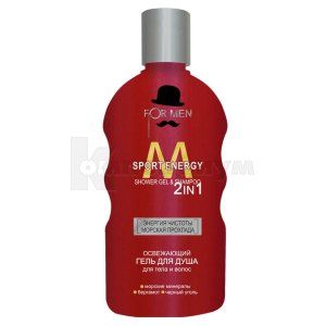 Фемили доктор гель для душа 2 в 1 Спорт энерджи (Family doctor shower gel 2 in 1 Sport energy)