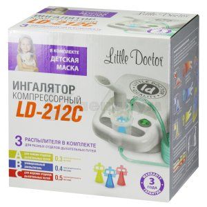 ИНГАЛЯТОР КОМПРЕССОРНЫЙ LD-212C (COMPRESSOR NEBULIZER LD-212C)