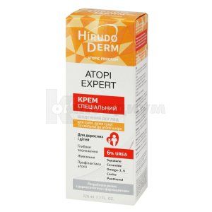 ATOPI EXPERT СПЕЦИАЛЬНЫЙ КРЕМ ДЛЯ СУХОЙ ОЧЕНЬ СУХОЙ И СКЛОННОЙ К АТОПИИ КОЖИ из серии HIRUDO DERM ATOPIC PROGRAM