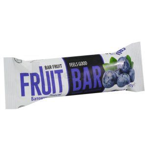 БАТОНЧИК-МЮСЛИ тм "FRUIT BAR" "ЧЕРНИКА" ГЛАЗИРОВАННЫЙ