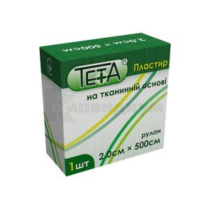 ПЛАСТЫРЬ НА ТКАНЕВОЙ ОСНОВЕ В РУЛОНАХ TETA®