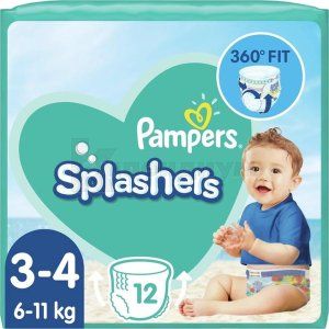 ПОДГУЗНИКИ-ТРУСИКИ ДЕТСКИЕ ДЛЯ ПЛАВАНИЯ ОДНОРАЗОВЫЕ PAMPERS SPLASHERS