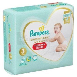 ПОДГУЗНИКИ-ТРУСИКИ ДЕТСКИЕ PAMPERS PREMIUM CARE PANTS