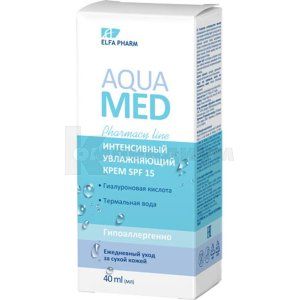 Интенсивный увлажняющий крем SPF 15 Аква мед (Intensive moisturizing cream SPF 15 Aqua med)