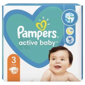 ПОДГУЗНИКИ ДЕТСКИЕ PAMPERS ACTIVE BABY