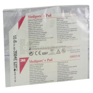 3M™ MEDIPORE™+PAD ПОВЯЗКА АДГЕЗИВНАЯ ДЛЯ ЗАКРЫТИЯ РАН