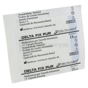 Повязка Дельта фикс для фиксации внутривенного катетера (Delta fix dressing for intravenous catheter fixation)