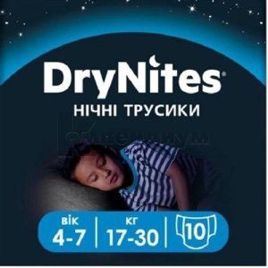 ТРУСИКИ ДЕТСКИЕ ОДНОРАЗОВЫЕ HUGGIES DRYNITES