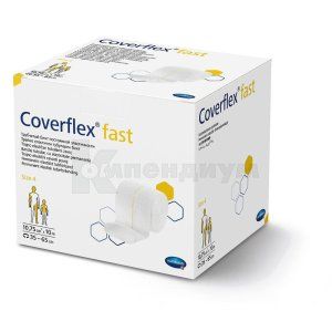 Постоянно эластичный трубчатый бинт Коверфлекс фаст (Permanently elastic tubular bandage Coverflex fast)