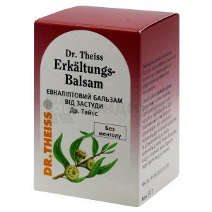 Эвкалиптовый бальзам от простуды др. Тайсс (Eucalyptus cold balm dr. Theiss)