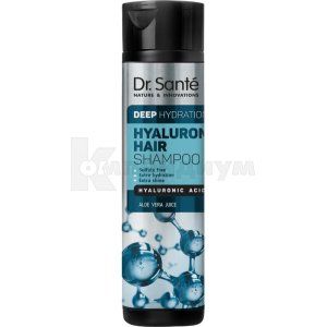 Шампунь для волос "Dr.Sante Hyaluron Deep hydration" (Hair shampoo "Dr. Sante Hyaluron Deep hydration")