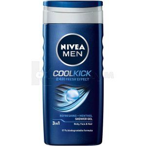 ГЕЛЬ ДЛЯ ДУША "ЭКСТРЕМАЛЬНАЯ СВЕЖЕСТЬ" серии "NIVEA MEN" (SOUL GEL "EXTREME FRESH" series "NIVEA MEN")