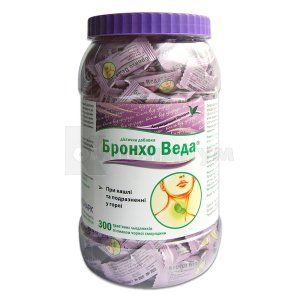 БРОНХО ВЕДА ТРАВЯНЫЕ ЛЕДЕНЦЫ СО ВКУСОМ ЧЕРНОЙ СМОРОДИНЫ