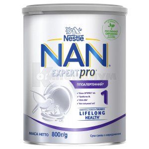 Нан 1 оптипро смесь сухая гипоаллергенная (Nan optipro 1 mixture of dry hypoallergenic)