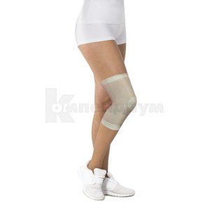 Бандаж для коленного сустава компрессионный хлопчатобумажный (Knee brace cotton compression sleeve)