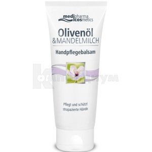 Долива олива бальзам для рук Оливково-миндальный уход (D'Oliva Olivenol hand balm Olive-almond care)