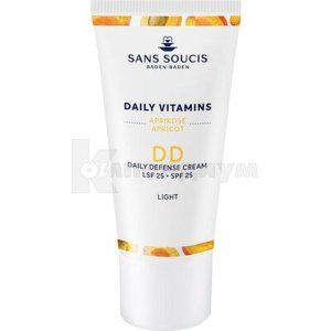 Сан Суси дейли витаминс ДД крем для лица с абрикосом SPF-25 (Sans Soucis daily vitamins DD face cream with apricot SPF-25)