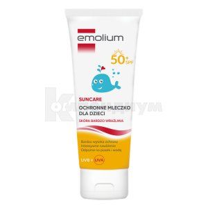 Эмолиум солнцезащитное молочко для детей SPF 50+ (Emolium sunscreen milk for children SPF 50+)