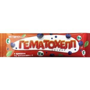 Гематохелп с ягодами черники (Hematohelp with blueberry berries)