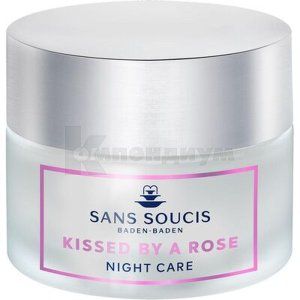 Сан Суси Kissed By a Rose средство для лица со стволовыми клетками розы ночное (Sans Soucis Kissed By a Rose overnight facial treatment with rose stem cells)