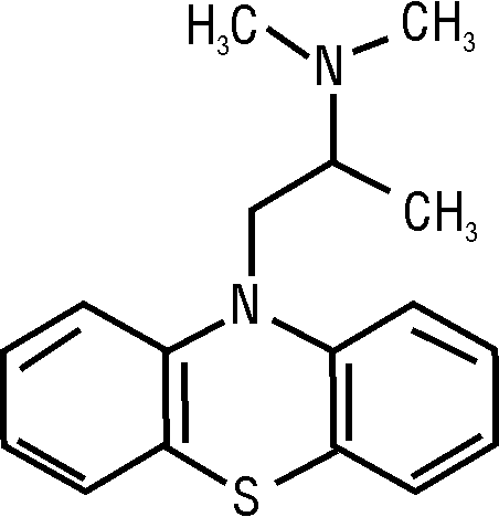 Активное вещество ПРОМЕТАЗИН (PROMETHAZINUM) | Компендиум — справочник ...
