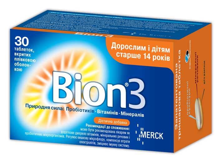 БИОН 3 таблетки - инструкция, цена в аптеках, аналоги, состав ...