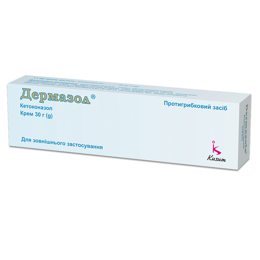 Дермазол® крем, 20 мг/г, туба, 30 г, № 1; Гледфарм