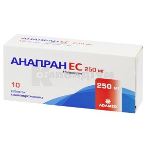 Активна речовина НАПРОКСЕН (NAPROXENUM) | Компендіум