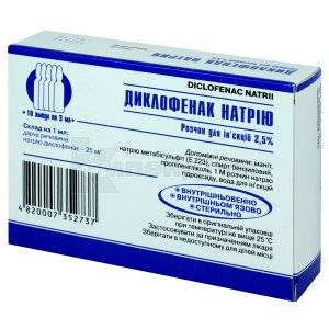 ДИКЛОФЕНАК НАТРІЮ розчин – офіційна інструкція, ціна в аптеках, аналоги ...