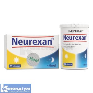 Ньюрексан® таблетки, контейнер поліпропіленовий, № 25; Heel