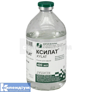Ксилат® розчин для інфузій, пляшка, 400 мл, № 1; Юрія-Фарм