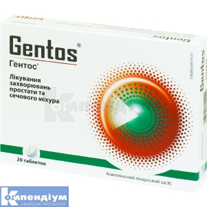 Гентос<sup>®</sup> таблетки